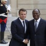Coopération rencontre Alassane Ouattara et Emmanuel Macron à L’Elysée