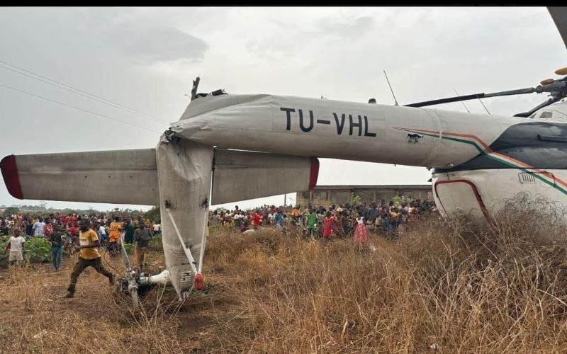 CÔTE D’IVOIRE  Attérissage d’urgence d’un hélicoptère transportant Kandia Camara et Adama Bictogo