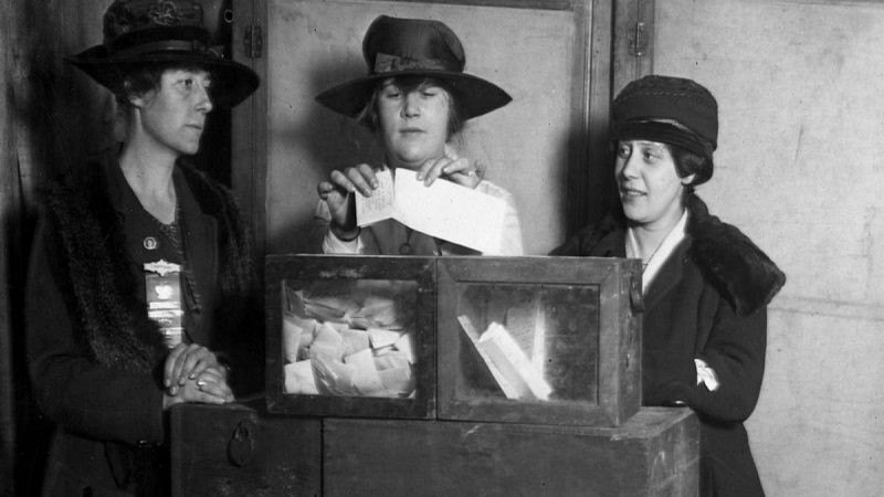 Droit de vote des femmes USA 