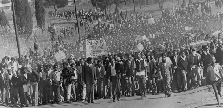 manifestations anti-apartheid au Cap