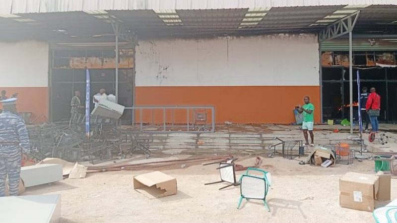 Bouaké: China Town part en fumée