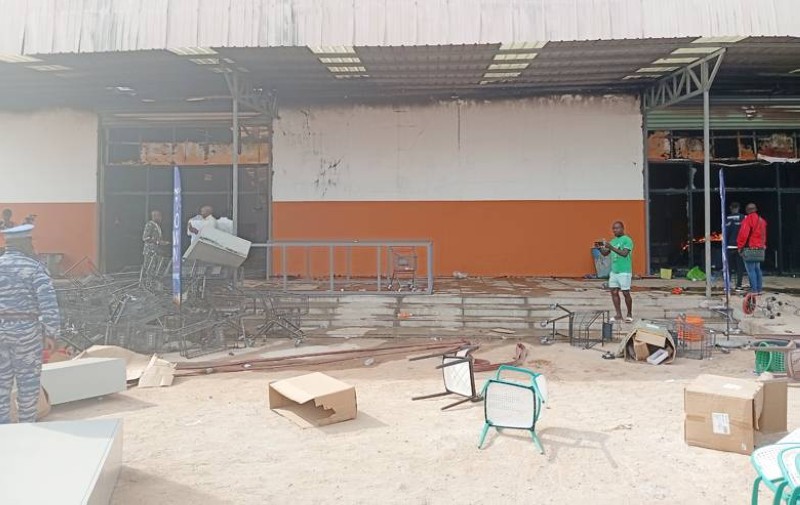 Bouaké: China Town part en fumée