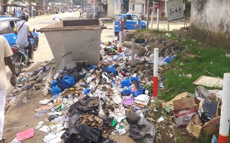 Les bacs ignorés, la rue envahie