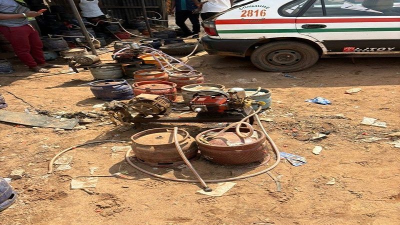 Coup dur contre le trafic de gaz butane