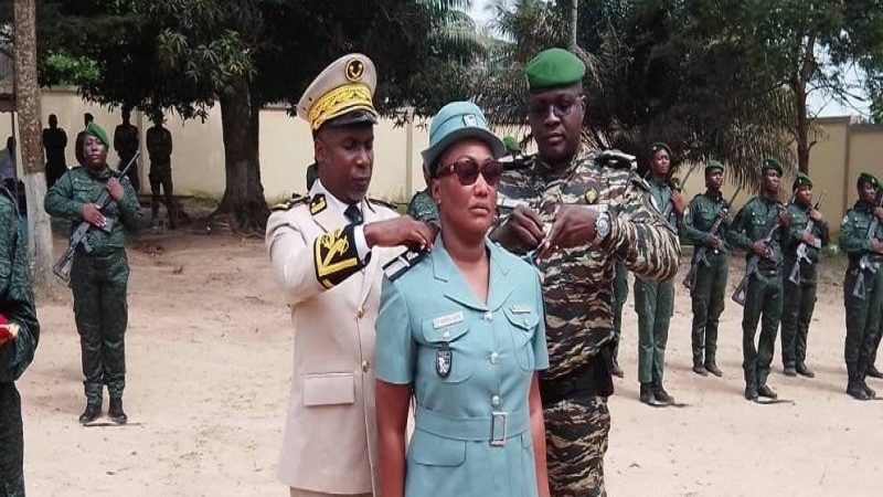 Côte d’Ivoire / Mme Hobou Laure Mariette élevée au grade de commandant