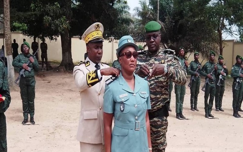 Côte d’Ivoire / Mme Hobou Laure Mariette élevée au grade de commandant