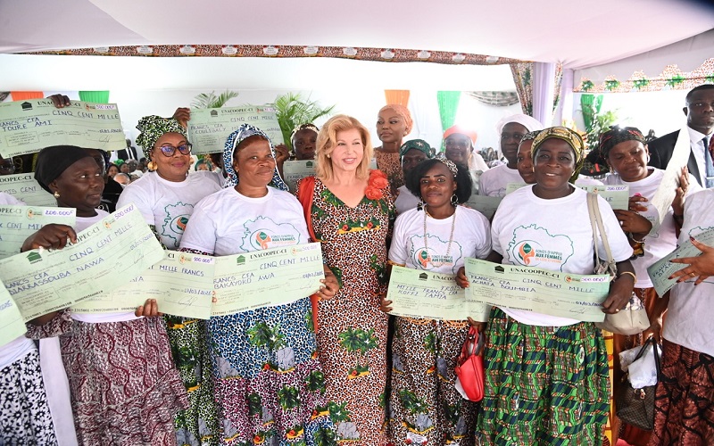 Dominique Ouattara /L’autonomisation économique des femmes est une clé du développement