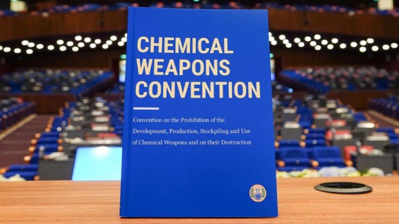 Il y a 29 ans, prenait effet La Convention sur l'interdiction des armes chimiques