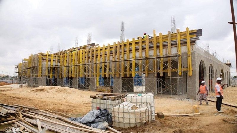 Abobo : la grande mosquée en construction, Cheick Ousmane Diakité en visite de suivi