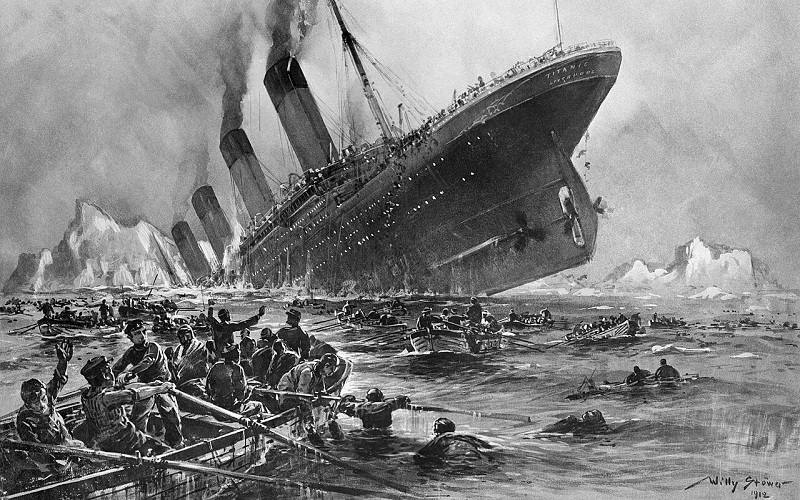 Il y a 114 ans, le Titanic coulait dans l'océan Atlantique Nord