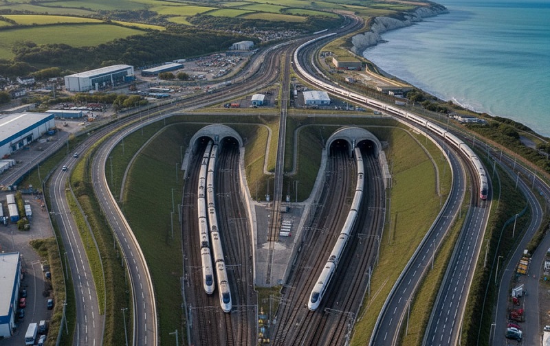 Il y a 32 ans, la reine Élisabeth II et le président François Mitterrand inauguraient le tunnel sous la Manche