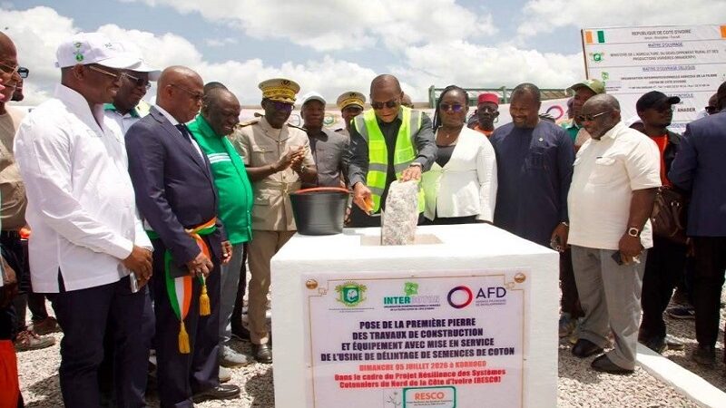 Filière coton / la Côte d’Ivoire renforce sa stratégie de modernisation avec de nouvelles infrastructures