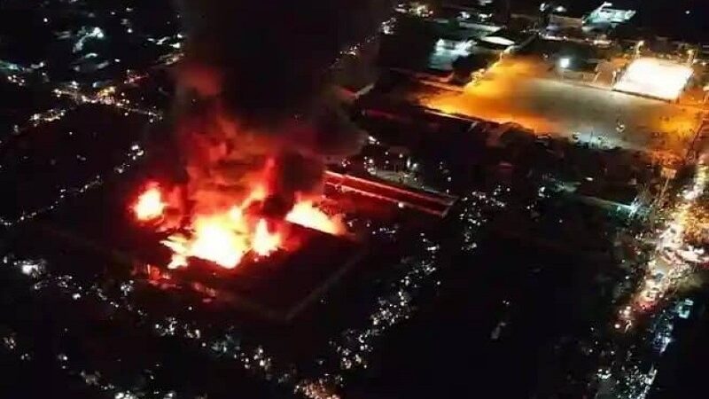 Côte d’Ivoire /un violent incendie ravage le grand marché de Bondoukou, d’importantes pertes redoutées