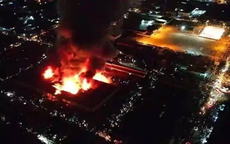 Côte d’Ivoire /un violent incendie ravage le grand marché de Bondoukou, d’importantes pertes redoutées