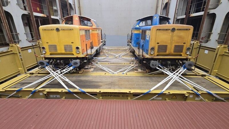 Métro d’Abidjan / cinq locomotives acheminées vers le site d’Abobo-Sagbé